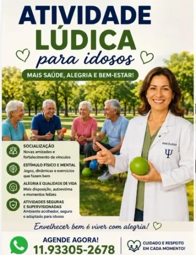 Artividades lúdica e Uber para idosos