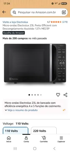 Micro-ondas Electrolux novíssimo!