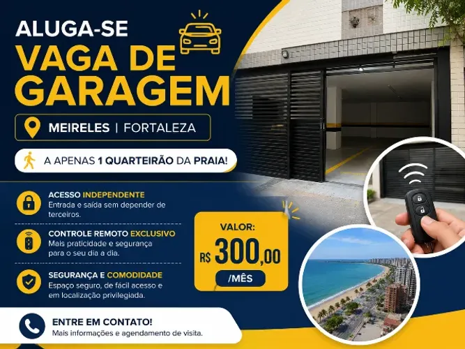 ALUGEL DE GARAGEM - MEIRELES