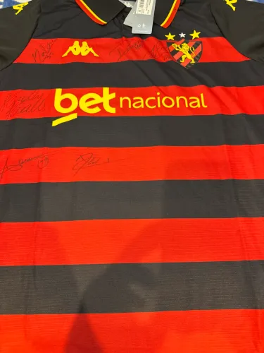 Camiseta Sport Recife autografada