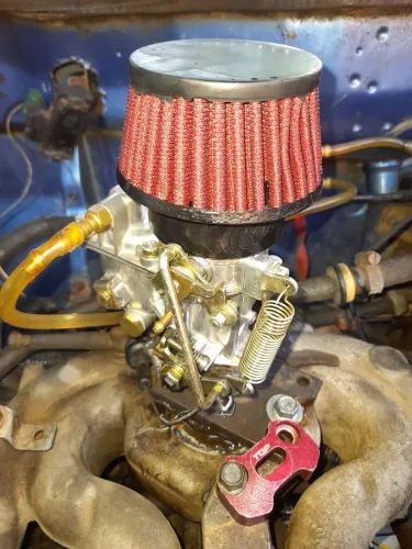 Carburador de fusca com filtro de ar esportivo