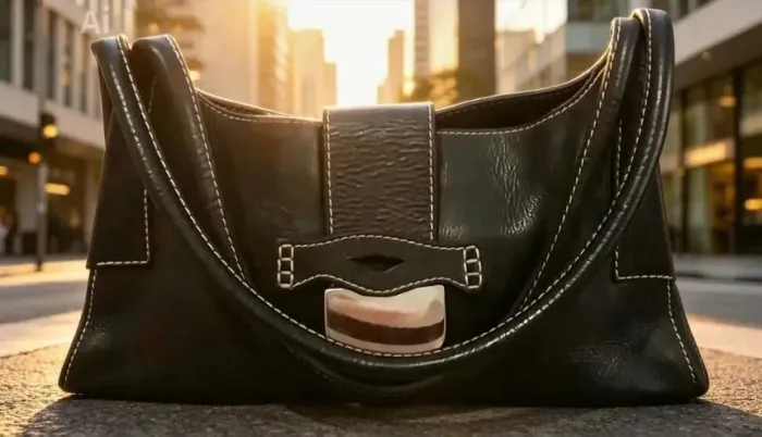 Bolsa de ombro 100% couro legítimo bovino