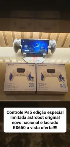 Controle ps5 original novo lacrado edição especial astrobot