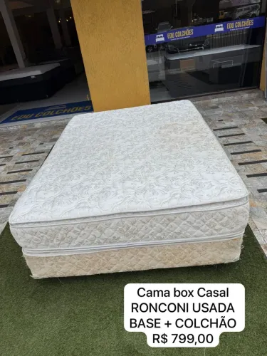 Cama Box Casal RONCONI USADA - ENTREGO