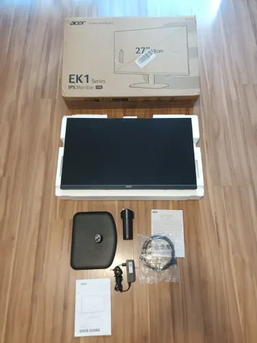 Monitor Acer 27" Ek271 EBI FHD 100Hz 1ms - Tela Quebrada