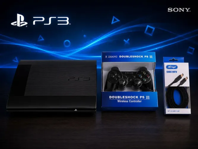 PLAYSTATION 3 PS3 SUPER SLIM (FAÇO ENTREGA)