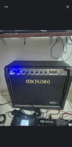 Kit guitarra e amplificador