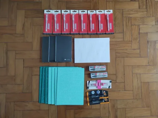 Diversos itens de papelaria - EXCELENTE OPORTUNIDADE