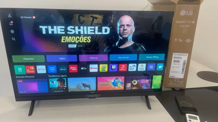 TV LG Smart 32 Polegadas 32LR60 - Seminova, pouco uso, na caixa original!