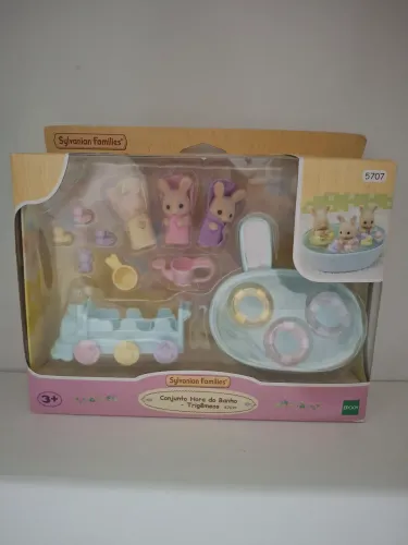 Sylvanian families - Conjunto hora do banho