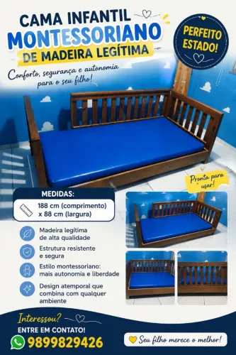 Cama Montessoriana 