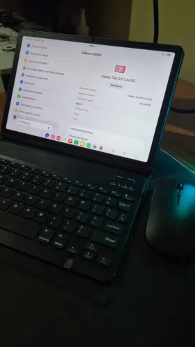 Galaxy Tab 10 (5G) + S Pen + Capa + Teclado + Mouse + Caixa Original