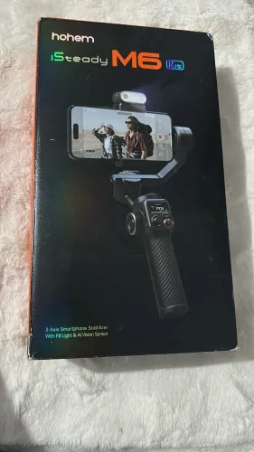 Estabilizador - Guimbal 3 Eixos para celular HOHEM ISTEADY M6 KIT