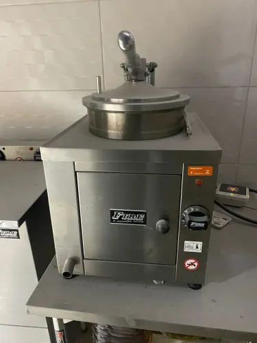 FRITADOR ELÉTRICO FIRE DE PRESSÃO DE FRANGO DE MESA FIRE FF 1BOCA 50 LITROS