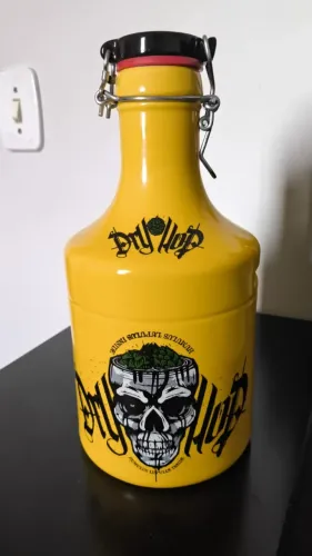 Growler Cerâmica 2L (Chopp/Cerveja) - Edição Especial Dry Hop (Raro/Colecionador)