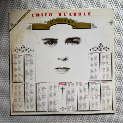 Chico Buarque LP Almanaque 1982 com encarte, mídia perfeita