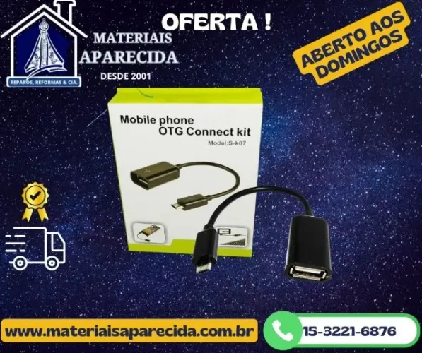 Adaptador OTG USB x Tipo V8 N170