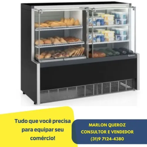 Balcão Estufa / refrigerado 1,40Metros Gelopar