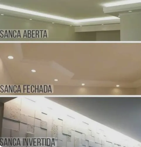 Serviços com drywall, Forros removível e forros de PVC..