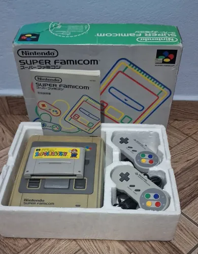 Super Nintendo Famicom japonês na caixa Original 