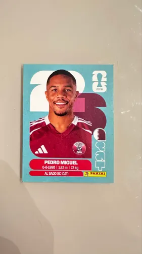 Figurinha QAT07 Pedro Miguel - Álbum da Copa Panini