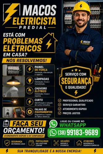 Eletricista domiciliar e predial