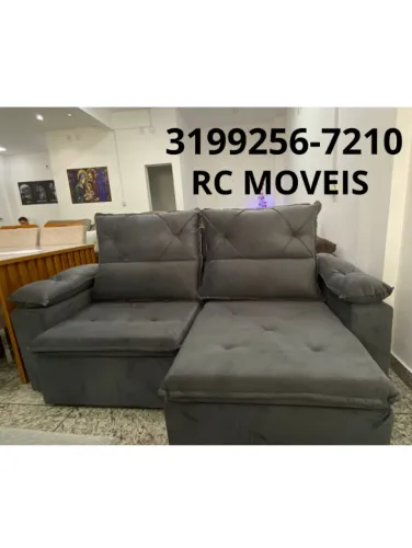Sofá Retrátil Reclinável Sofía 2m Compacto e Confortável