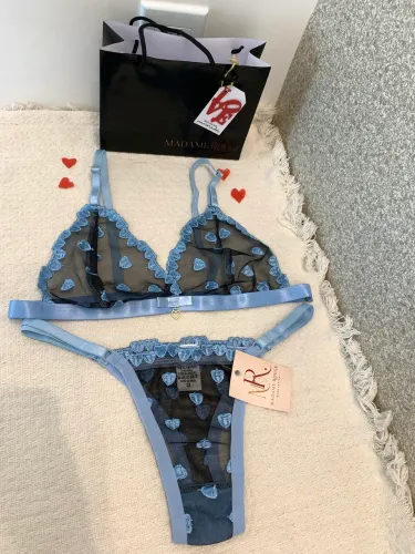 Conjunto de Tule Bordado Fabulosa Azul Frozen com Preto Tamanho G ( Dia dos Namorados )