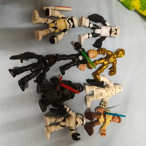 9 bonecos star Wars imaginext