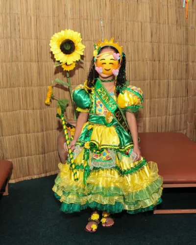 Vestido Rainha do milho 