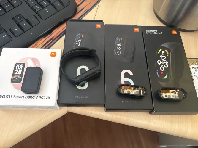 Lote De Xiaomi Smart Band (Mi Band 6, 7 E 9 Active) Para Peças / Conserto