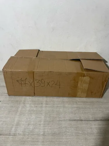 Lote de 140 caixas de papelão 77x39x24