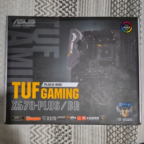 Placa mãe ASUS TUF gaming X570-PLUS (usada 6 meses)