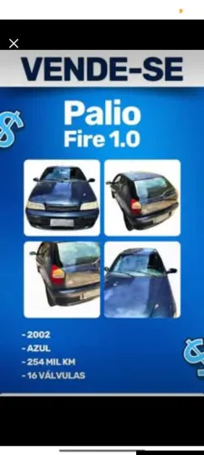 Fiat Palio EX 1.0 MPI Fire 8V 4P 2002