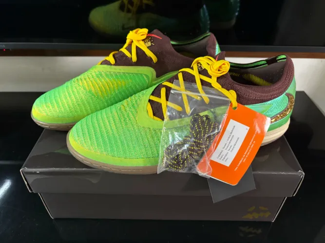 Chuteira Futsal Nike Phantom 6 Low Indoor x Cactus Jack Travis Scott - Original na Caixa