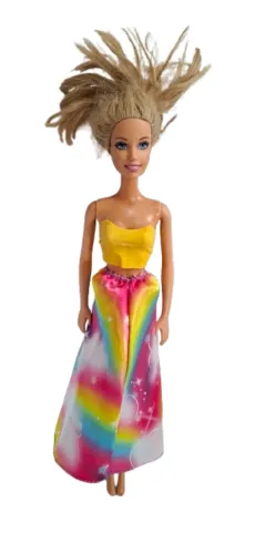 Boneca Barbie Original Mattel - Roupa Arco-Íris (Item de Desapego)