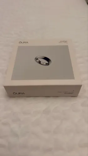 Oura ring 5 Silver / tamanho 8