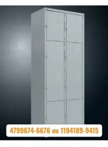 armário para vestiario com 8 vãos