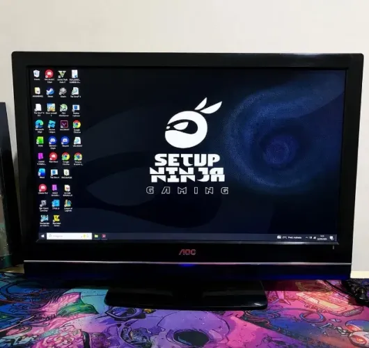 TV Monitor AOC 22? Full HD HDMI/VGA - Bom Estado