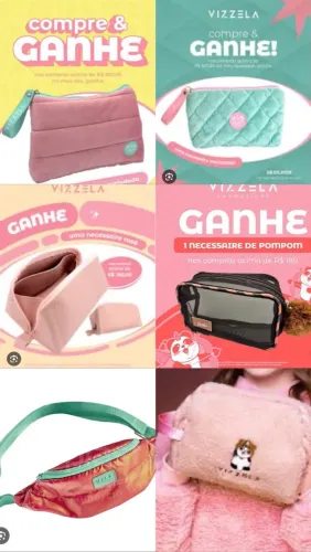 Necessaire e pochete da Vizzela