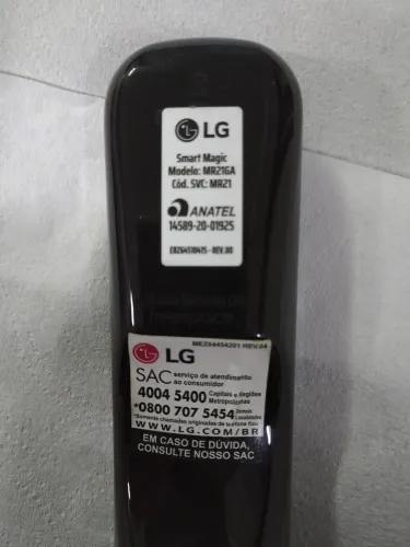 Controle LG para tv Smart 