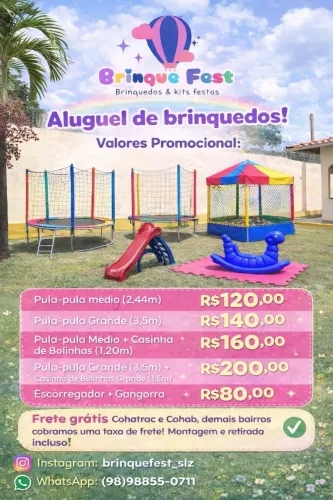 Aluguel de Brinquedos