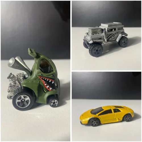 Lote com 3 miniaturas Carrinhos (Hotwheels - maisto)