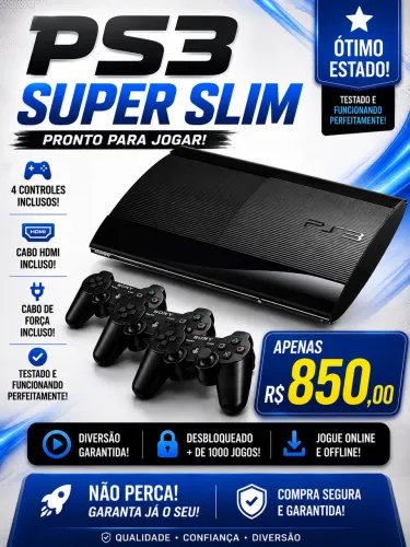 Ps3 desbloqueado 500GB