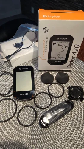 GPS Ciclocomputador Bicicleta Bryton Rider 420 - Impecável (Bateria 35h / Strava)