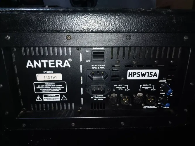 Caixa sub Antera