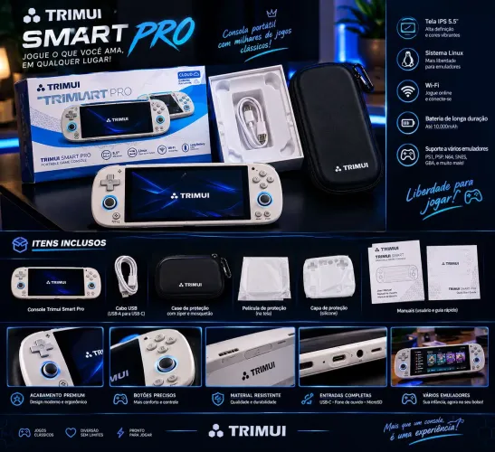 "Trimui Smart Pro 128GB - Estado de novo".