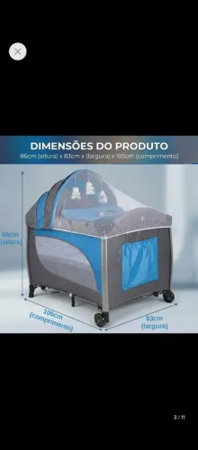 Berço portátil novo