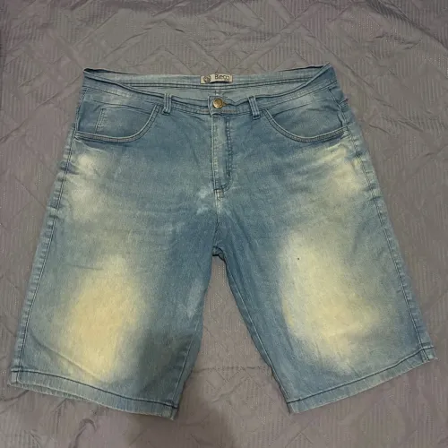 Bermuda jeans claro tam 50