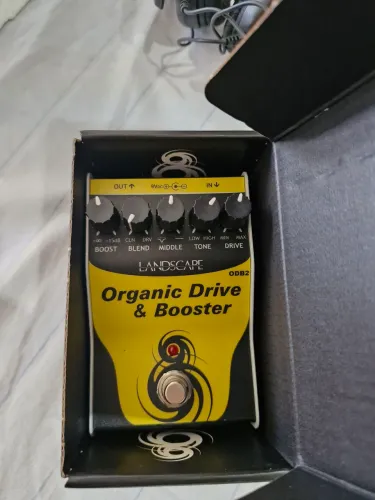 PEDAL LANDSCAPE ORGANIC DRIVE & BOOSTER + FONTE ORIGINAL + CAIXA